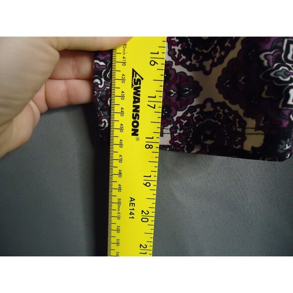 Motherhood Maternity Dress Long Sleeve Multicolored Geometric V-neck Midi Sz Med - Picture 10 of 12